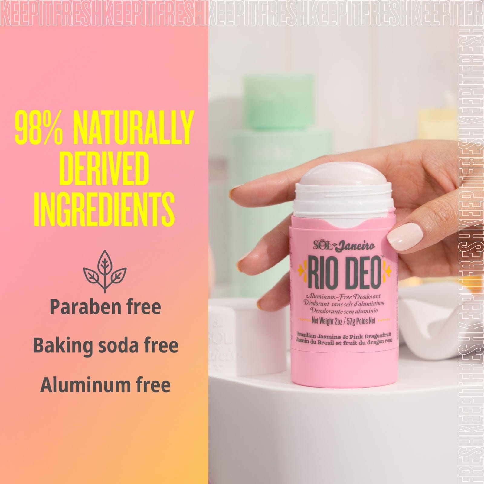 Rio Deo Aluminum-Free Deodorant Cheirosa 68 - Image 7